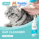 Dung Dịch Vệ Sinh Tai Chó Mèo Cature Purelab (120ml) - Paddy Pet Shop
